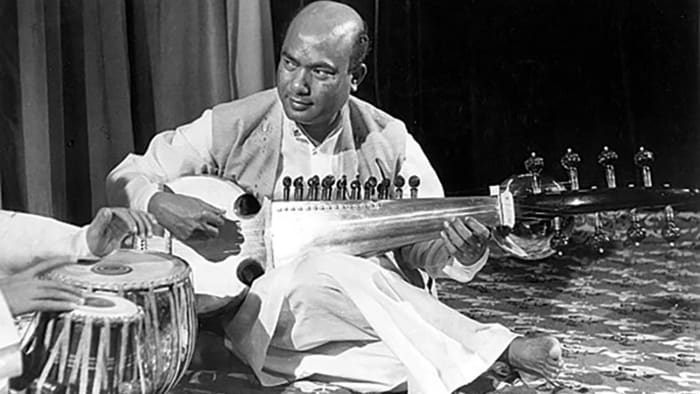 Classical sarod player Ali Akbar Khan
