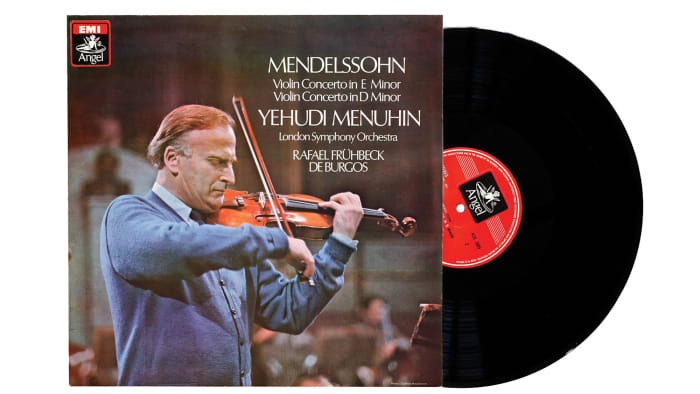 Classical violinist Yehudi Menuhin