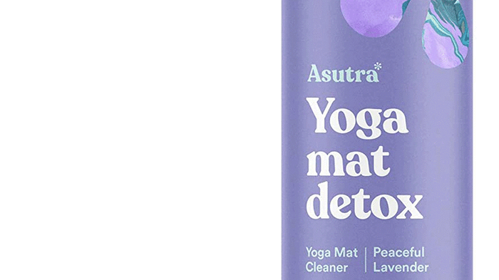 ASUTRA Natural & Organic Yoga Mat Cleaner (Peaceful Lavender Aroma)